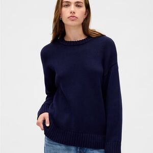 GAP  Navy 100% Cotton Oversized Sweater